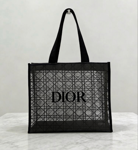 Dior Mesh Tote Bag – Signature Black | Limited Edition Dior Beauty Tote Bag
