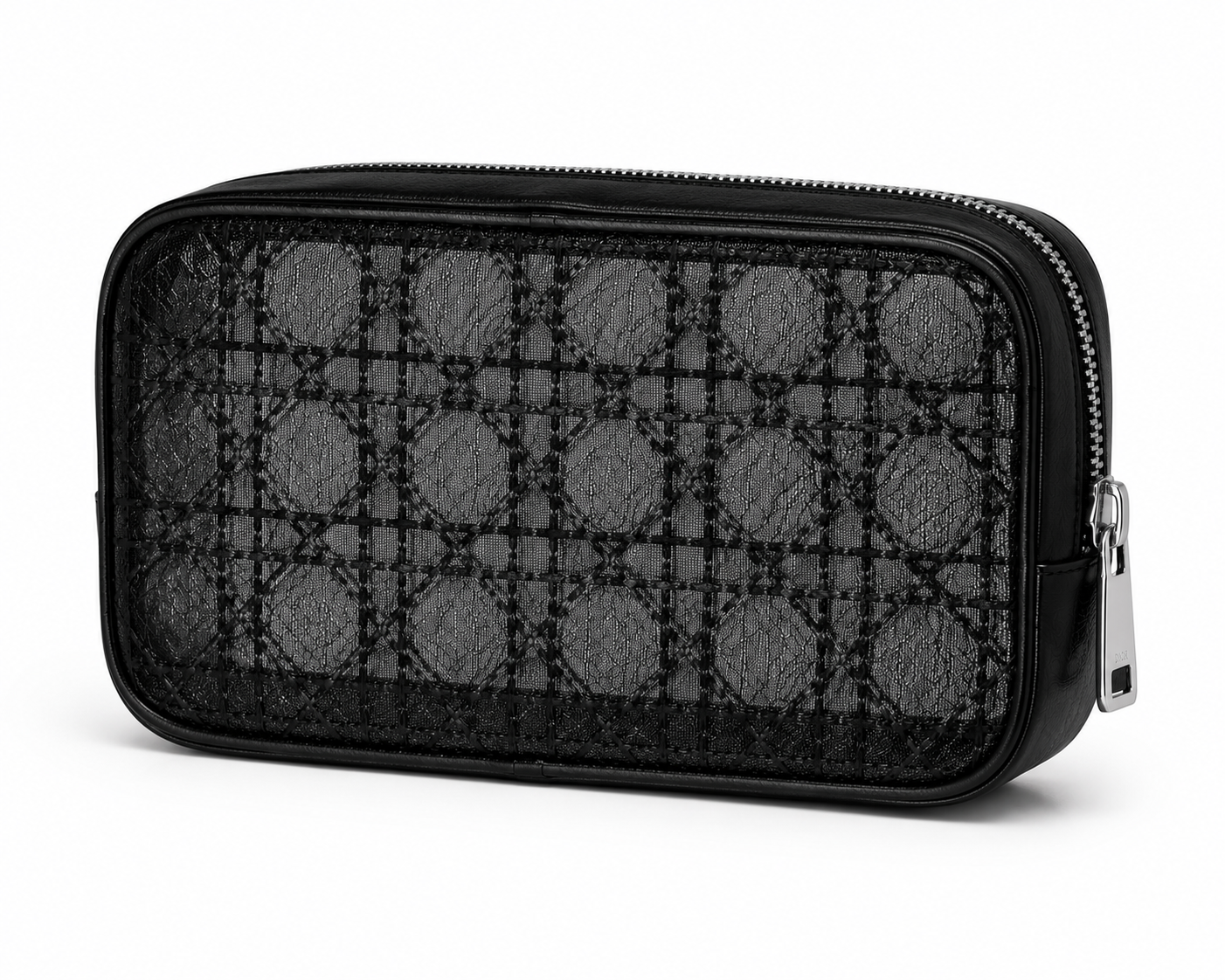 Dior Black Mesh Makeup Pouch – Limited Edition Dior Beauty Cosmetic Bag