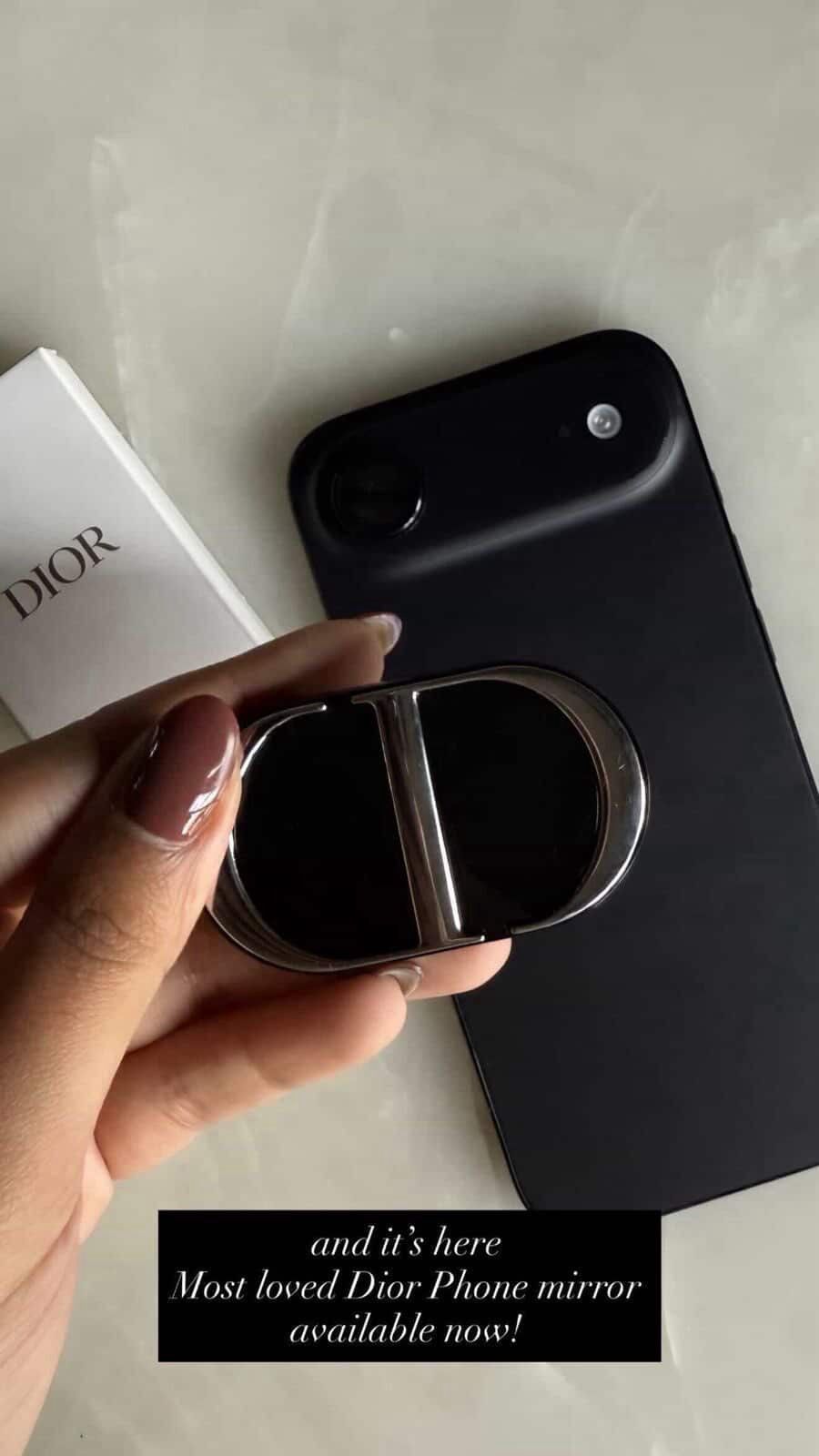 Dior CD Phone Mirror – Limited Edition Dior Beauty Compact Mirror