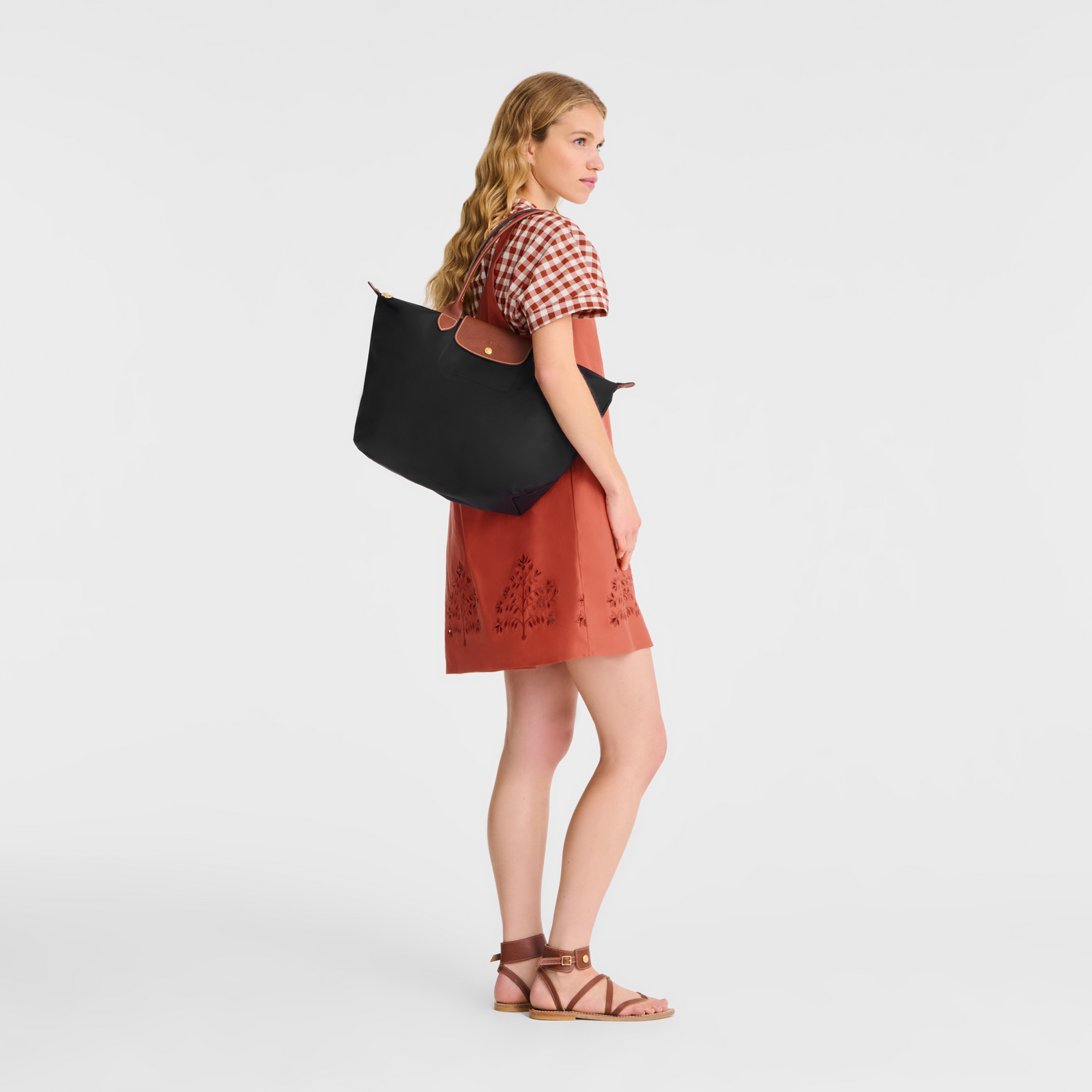 Longchamp Le Pliage Original L Tote Bag — Black