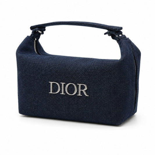 Dior Beauty Denim Vanity Pouch – Limited Edition Dior Beauty Makeup Organizer